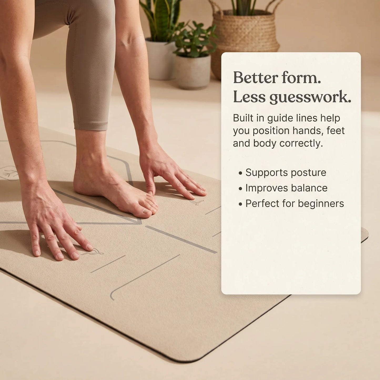 Pilates Alignment Yoga Mat